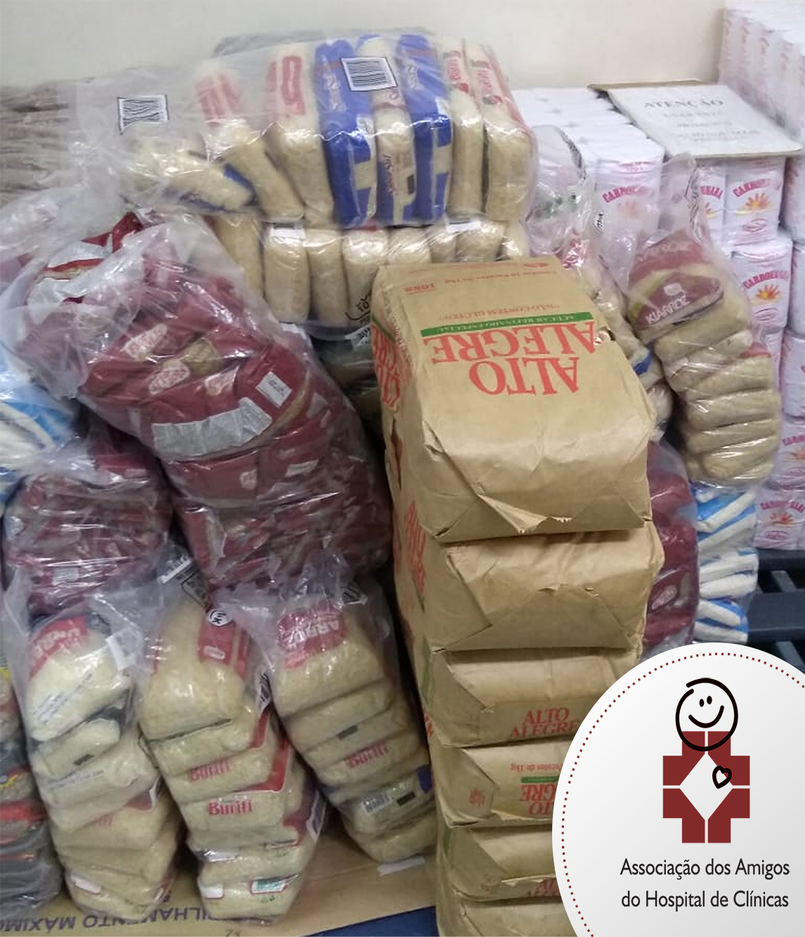 Federação Paranaense de Jiu-Jitsu faz doação de alimentos ao Hospital de ClÃnicas