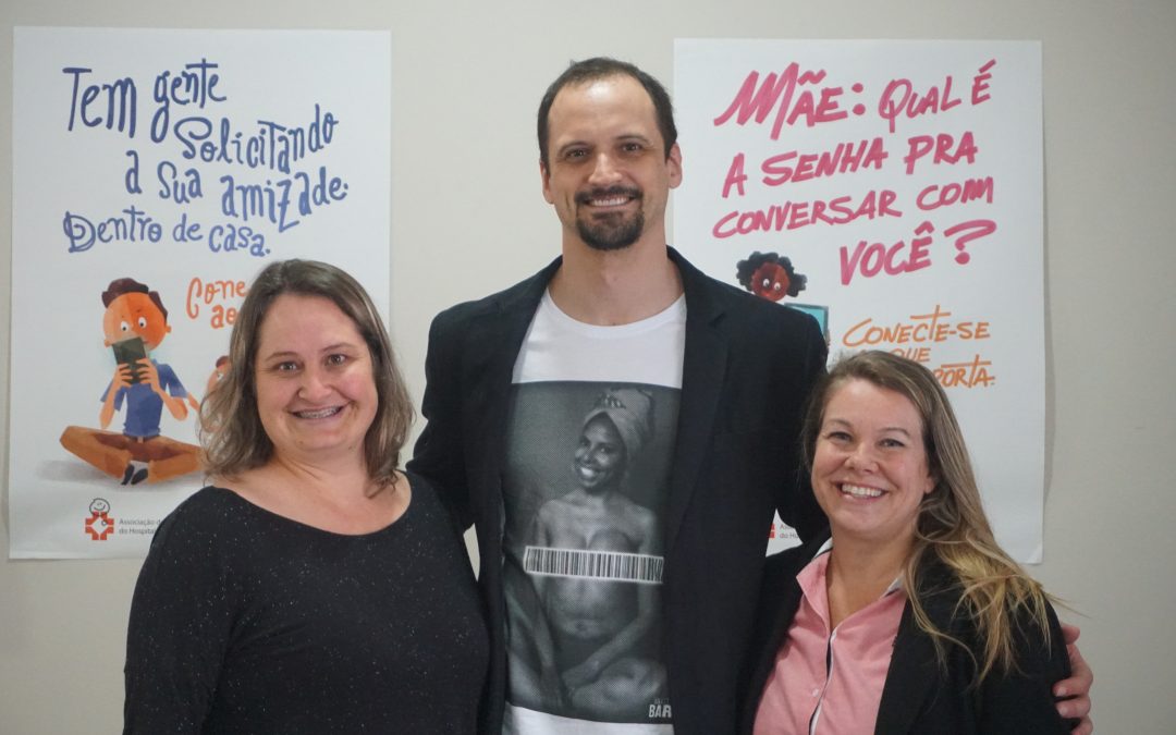 Medalhista olÃ­mpico Felipe Fonteles se sensibiliza com projetos desenvolvidos pelos Amigos do HC