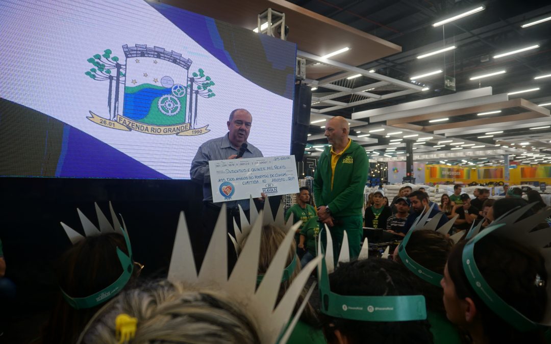 Amigos do HC agradecem Havan pela parceria no Troco SolidÃ¡rio