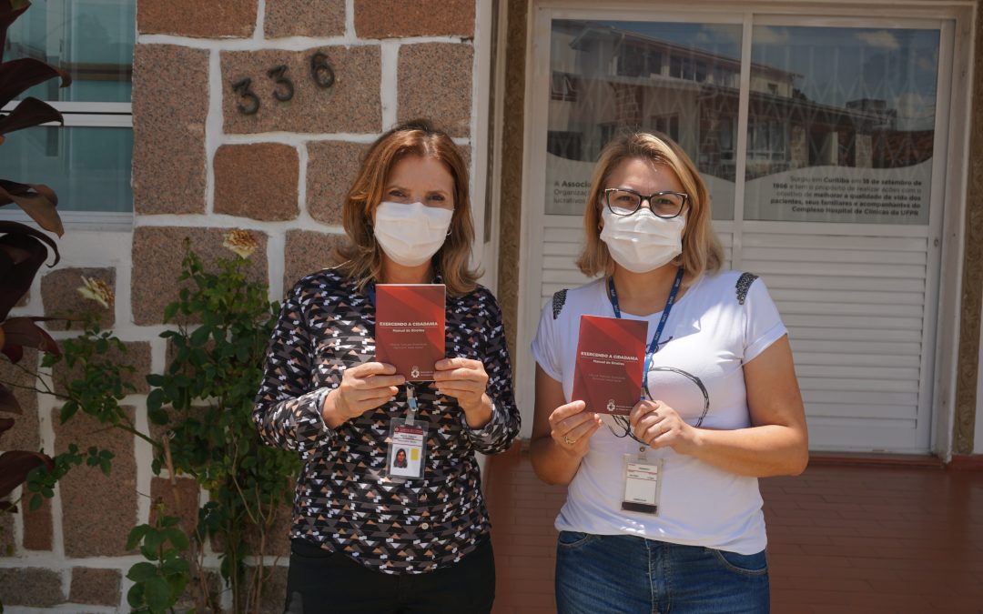 Pacientes de Hematologia e Oncologia do Hospital de ClÃ­nicas recebem Manual de Direitos com apoio dos Amigos do HC