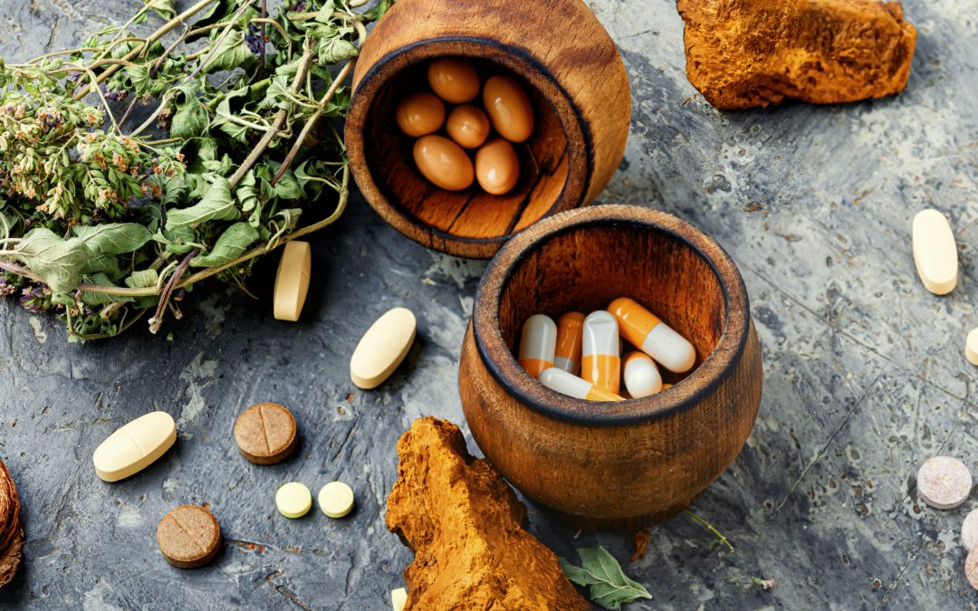 Cuidados com a saúde e complementos vitamínicos
