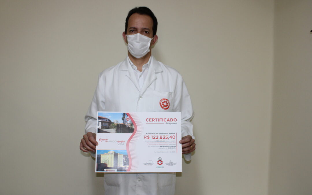 Pacientes com cÃ¢ncer pulmonar sÃ£o beneficiados por projeto dos Amigos do HC