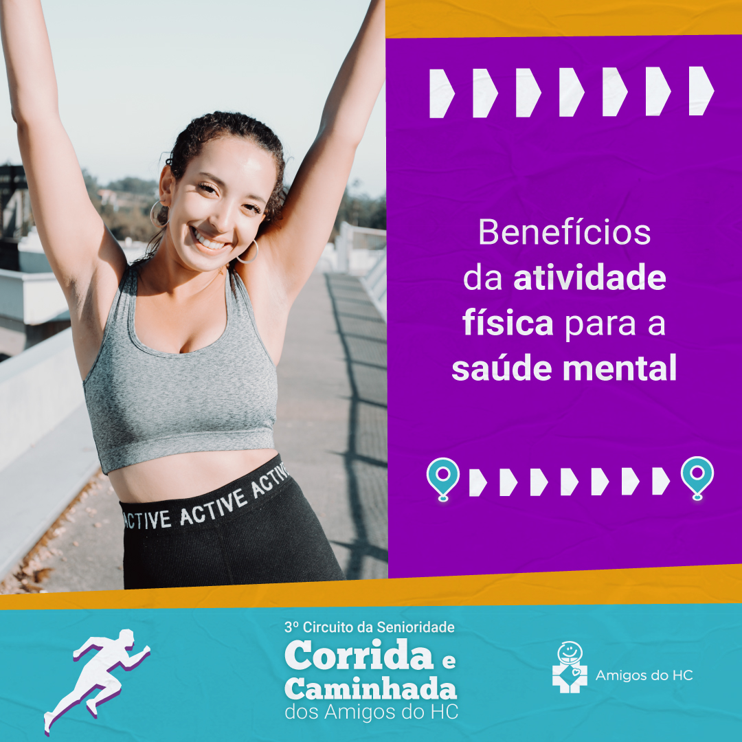 Atividade física como aliada da saúde mental Amigos do HC