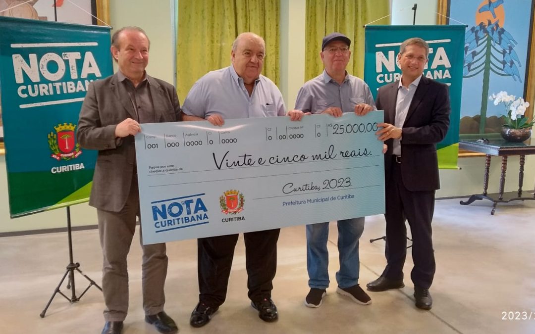 Amigos do HC levam prÃªmio duplo do Nota Curitibana