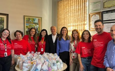 Ação solidária colaborativa com a ExxonMobil Brasil arrecada kits de higiene para pacientes do Hospital de Clínicas